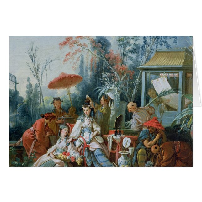 Le jardin chinois, c.1742 (Devant horizontal)