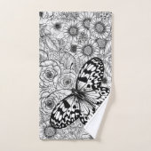 Le jardin de cerf-volant en papier (Serviette à main)