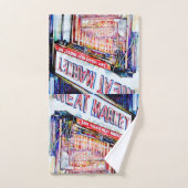 Le jardin de la sagesse de l'East Village (Serviette à main)