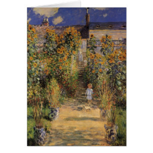 Le jardin de l'artiste à Vetheuil par Claude Monet