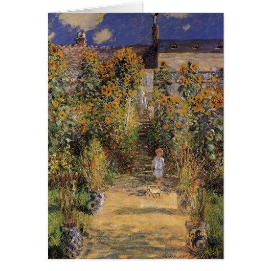 Le jardin de l'artiste à Vetheuil par Claude Monet (Devant)