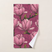 Le jardin de Magnolia (Serviette à main)