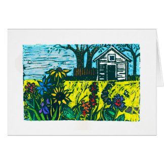 Le jardin de mamie et la remise du grand-papa