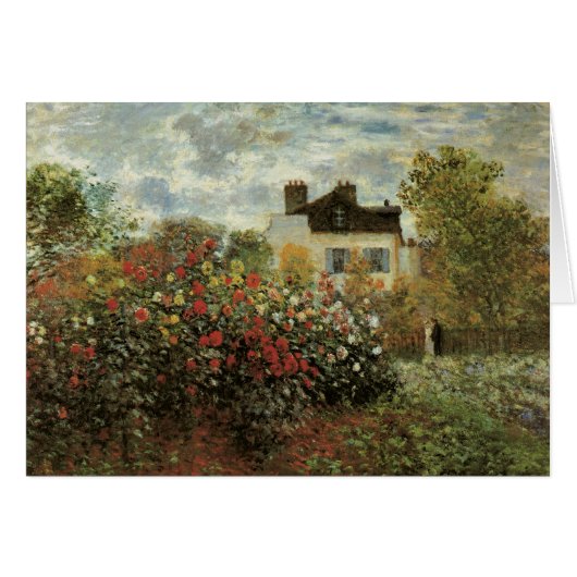 Le Jardin de Monet à Argenteuil de Claude Monet (Devant horizontal)