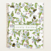 Le jardin de printemps fleurit et bourdons (Devant)