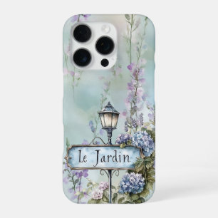 Le Jardin (de tuin) paarse bloemen iPhone 16 Pro Hoesje