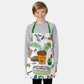 Le Jardin (de tuin) Schort (Gedragen)