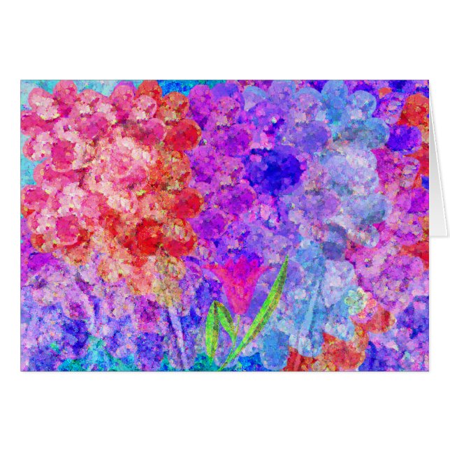 Le jardin de Van Gogh (carte vierge) (Devant Horizontal)