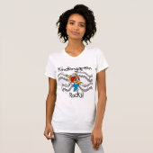 Le jardin d'enfants de chiot bascule des T-shirts (Devant entier)