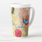 Le Jardin Des Papillons Dit Tall Latte Mug (Angle droit)