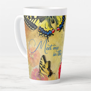 Le Jardin Des Papillons Dit Tall Latte Mug