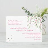 Le jardin fleuri Faire-part de mariage (Debout devant)