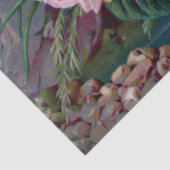 Le jardin fleurit le papier de soie de soie (Détail)