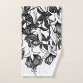 Le jardin Fuchsia (Serviette à main)