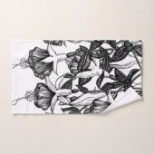 Le jardin Fuchsia (Serviette à main)