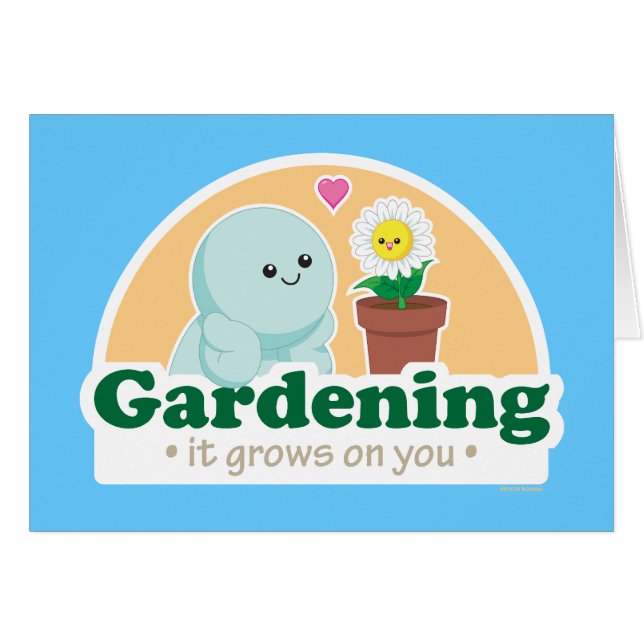 Le jardinage se développe sur vous (Devant horizontal)