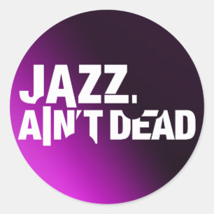 Le jazz n'est pas autocollant mort de logo