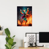 Le Jester - 18 x 24 Poster (Bureau à domicile)
