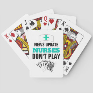 Le jeu d'infirmières carde les cartes de jeu