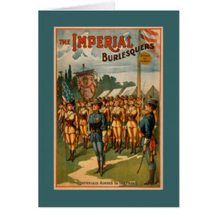 Le jeu femelle impérial de soldats de Burlesquers