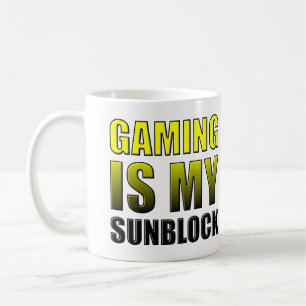Le jeu vidéo est mon écran solaire Mug drôle ou mu