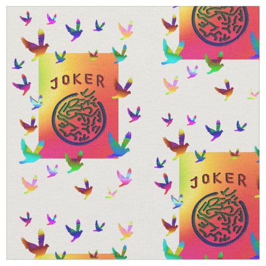 Le joker rêve le tissu (Fermer)