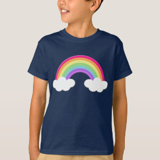 Le joli arc-en-ciel badine le T-shirt