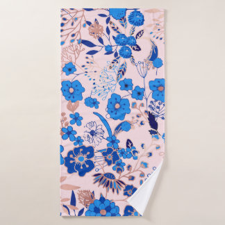 Le joli bleu azuré rougissent illustration florale