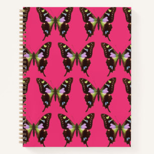 Le joli Carnet à couvercle rigide papillon