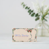 le joli cru fleurit le carte de visite (Debout devant)