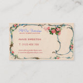 le joli cru fleurit le carte de visite (Dos)