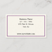 Le joli iris personnalisent la lavande de cartes (Dos)