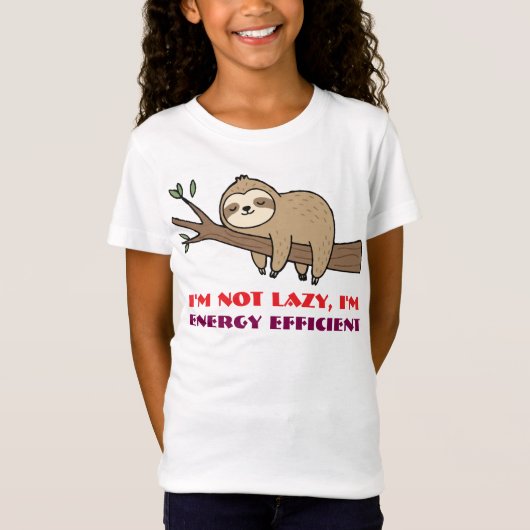 Le joli T-shirt Sloth (Devant)