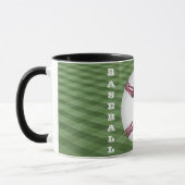 Le joueur de baseball Mug avec son nom (Gauche)