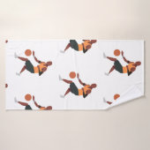 Le joueur de basket joue à la serviette de bain (Serviette de bain)