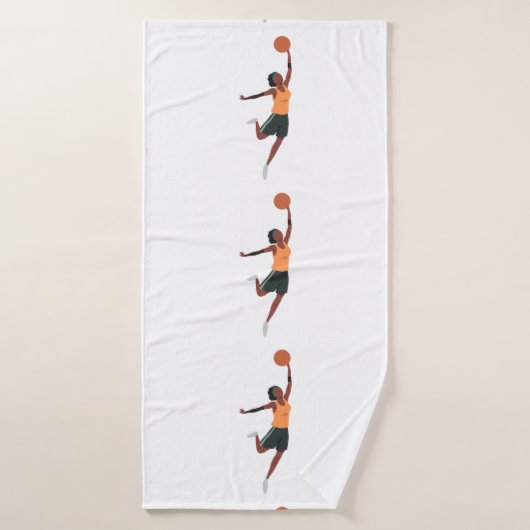 Le joueur de basket joue à la serviette de bain (Serviette de bain)