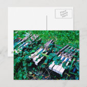 "Le Jour de la Musique est mort" - Piano - Carte p (Devant / Derrière)