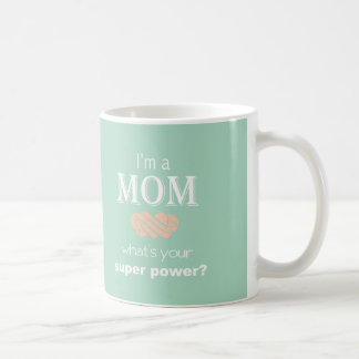 Le jour de mère de tasse de super pouvoir de maman