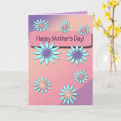 LE JOUR DE MÈRE HEUREUX ! CARTE DE FLEUR (Fleur jaune)