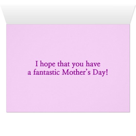 "Le jour de mère heureux" + Grille des notes (Intérieur Horizontal (Bas))