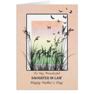 Le jour de mère pour la belle-fille, avec des