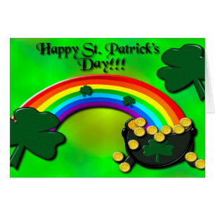 Le jour de St Patrick heureux