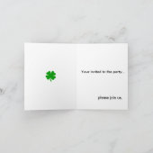 LE JOUR DE ST PATRICK HEUREUX ! carte (Intérieur)