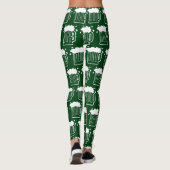Le jour de St Patrick vert legging avec la copie (Dos)