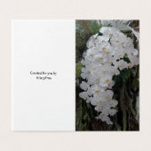 Le jour de votre mariage - Orchidées blanches (Outside Unfolded)