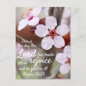 "Le Jour Où Le Seigneur A Fait..." Carte postale (Devant)