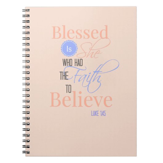 Le journal Blessed d'écriture sainte est elle qui (Devant)