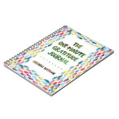 Le Journal De Gratitude D'Une Minute (Côté gauche)