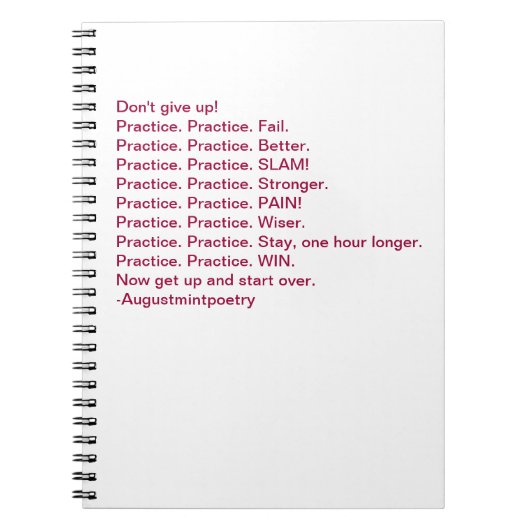 Le journal de l'auteur avec la motivation fébrile (Devant)