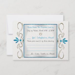 Le judaïsme fleurit Mariage juif Carte RSVP